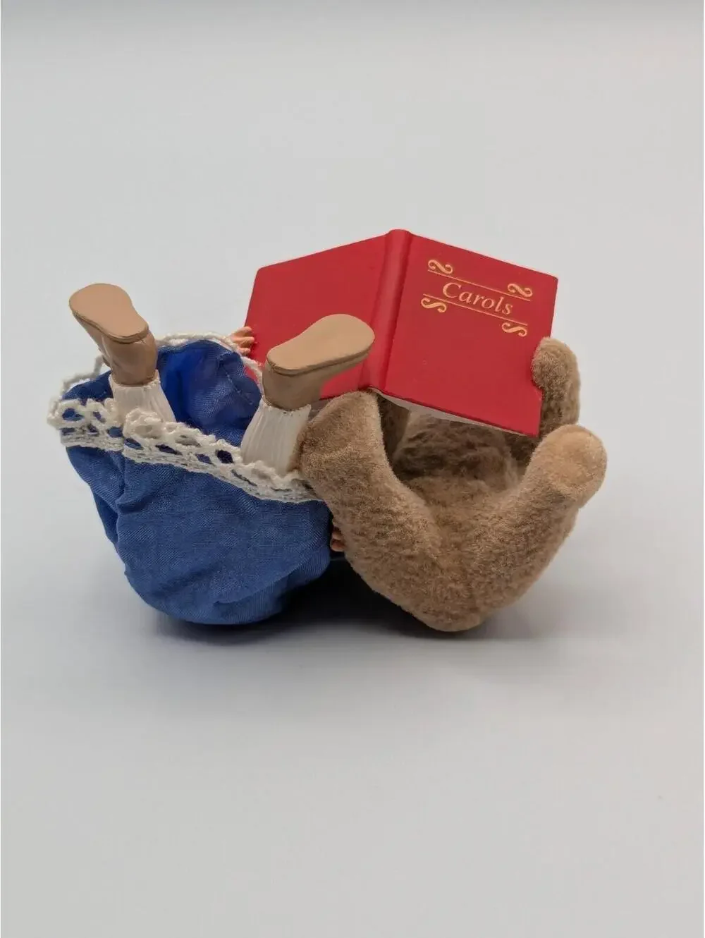 Hallmark Keepsake Beverly and Teddy 1995, Doll Bear Songbook Vintage Ornament